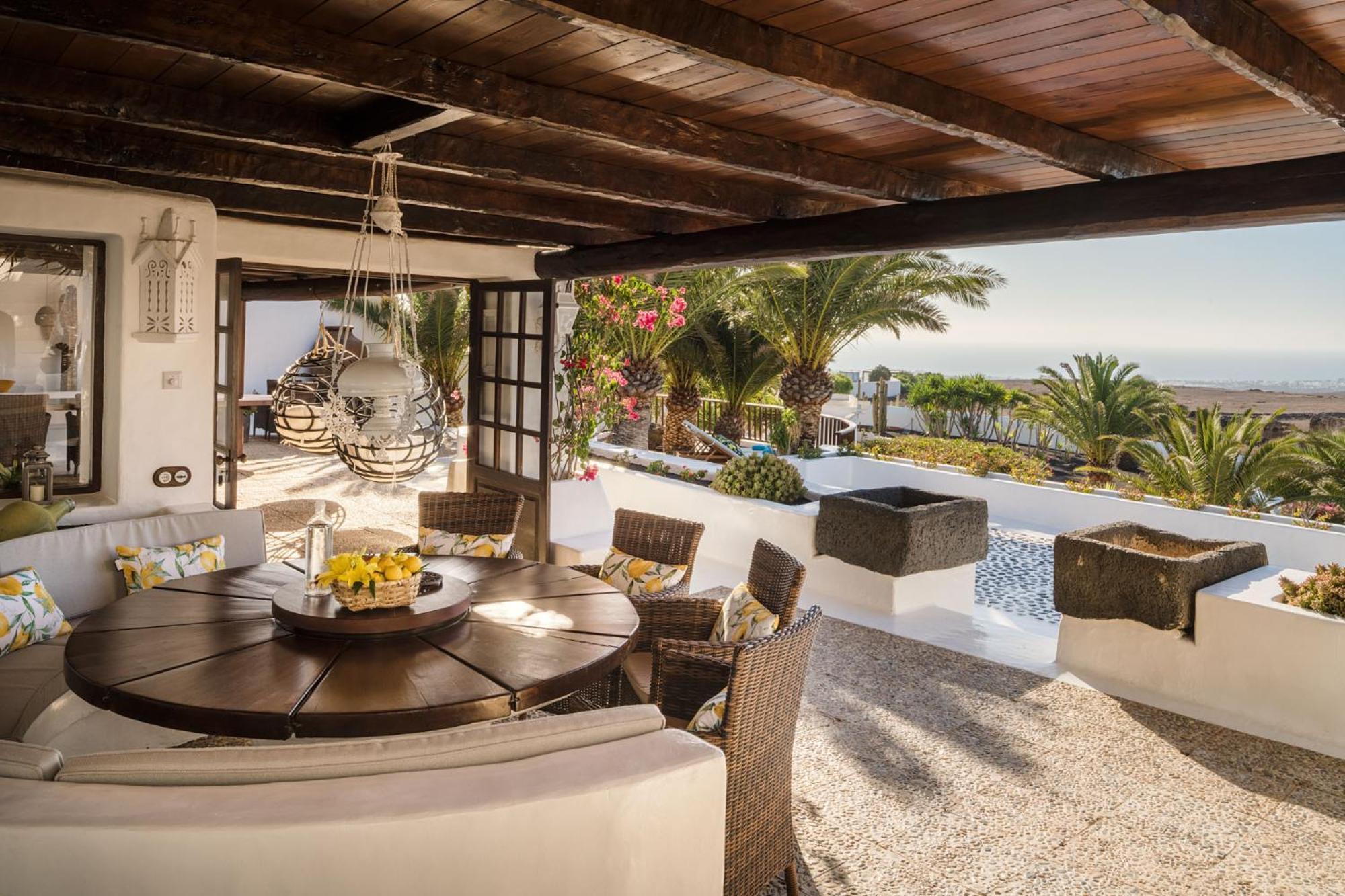 Las Pergolas Villa Rural Tías Rum bild